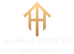 Danmar Systems logo: a gold geometric house-like emblem above the words 'DANMAR SYSTEMS' and 'DANIEL PACZYNSKI'.