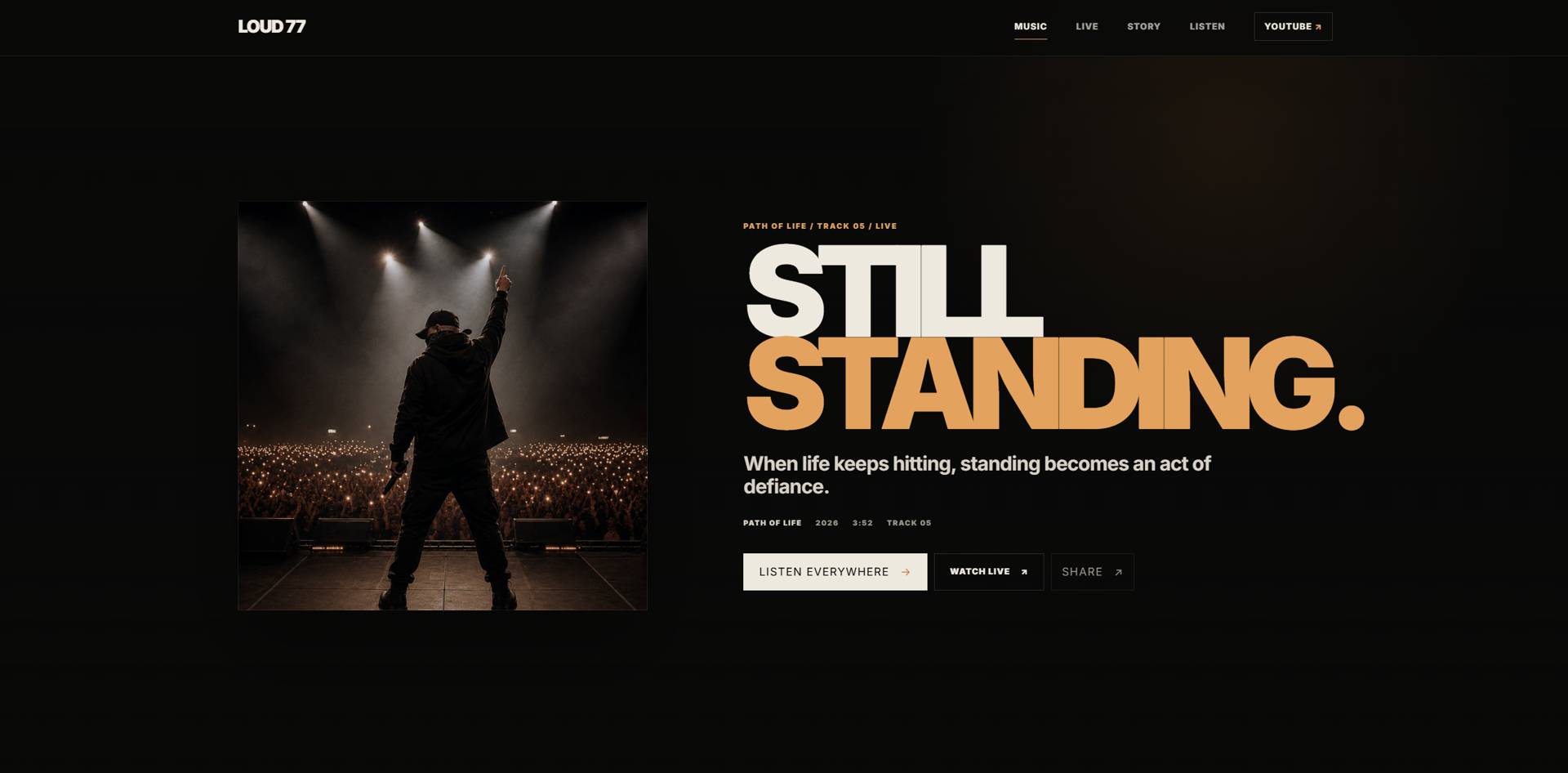 Loud 77 Website
