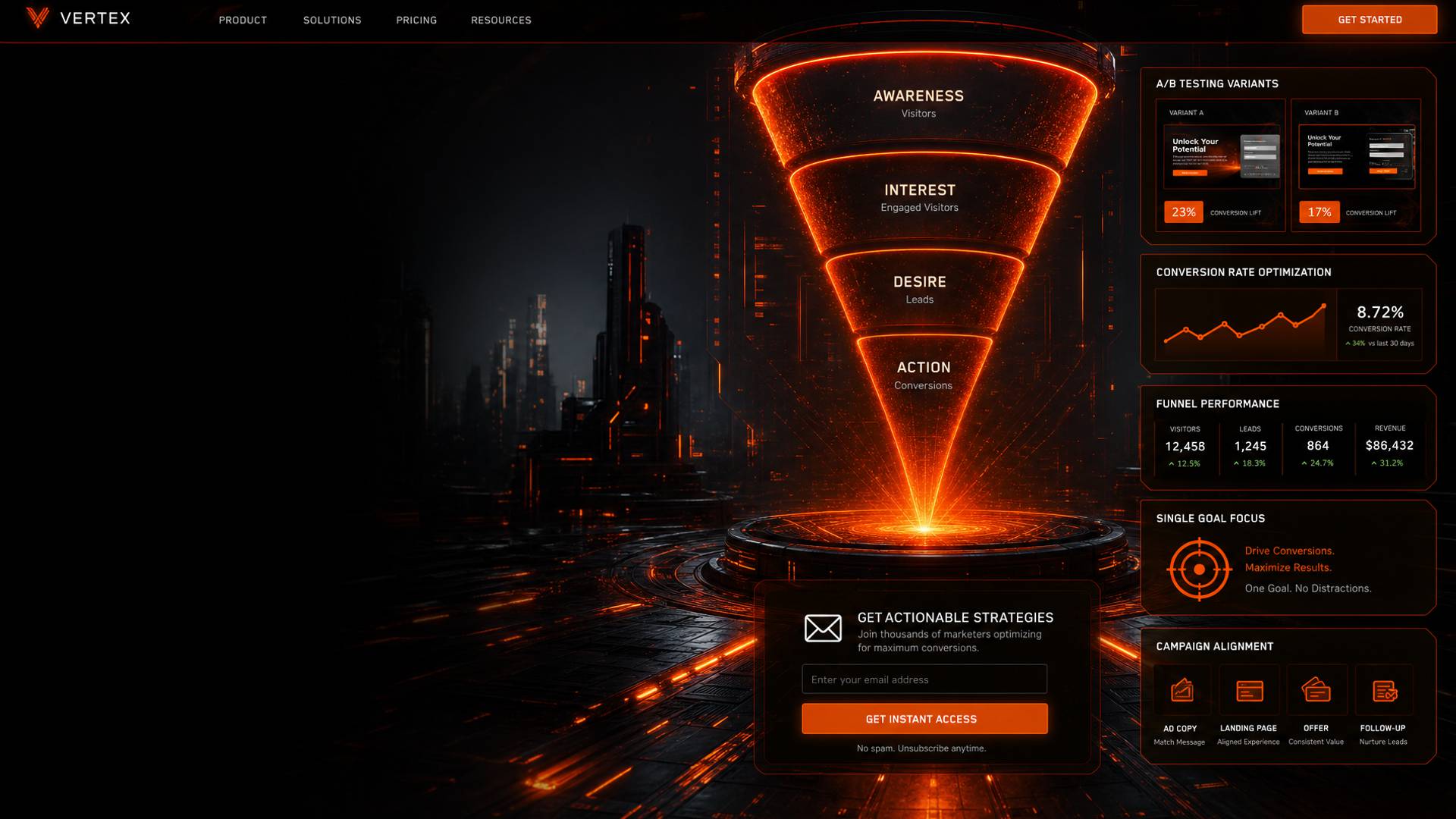 Landing page – strona docelowa zaprojektowana do pozyskiwania konwersji
