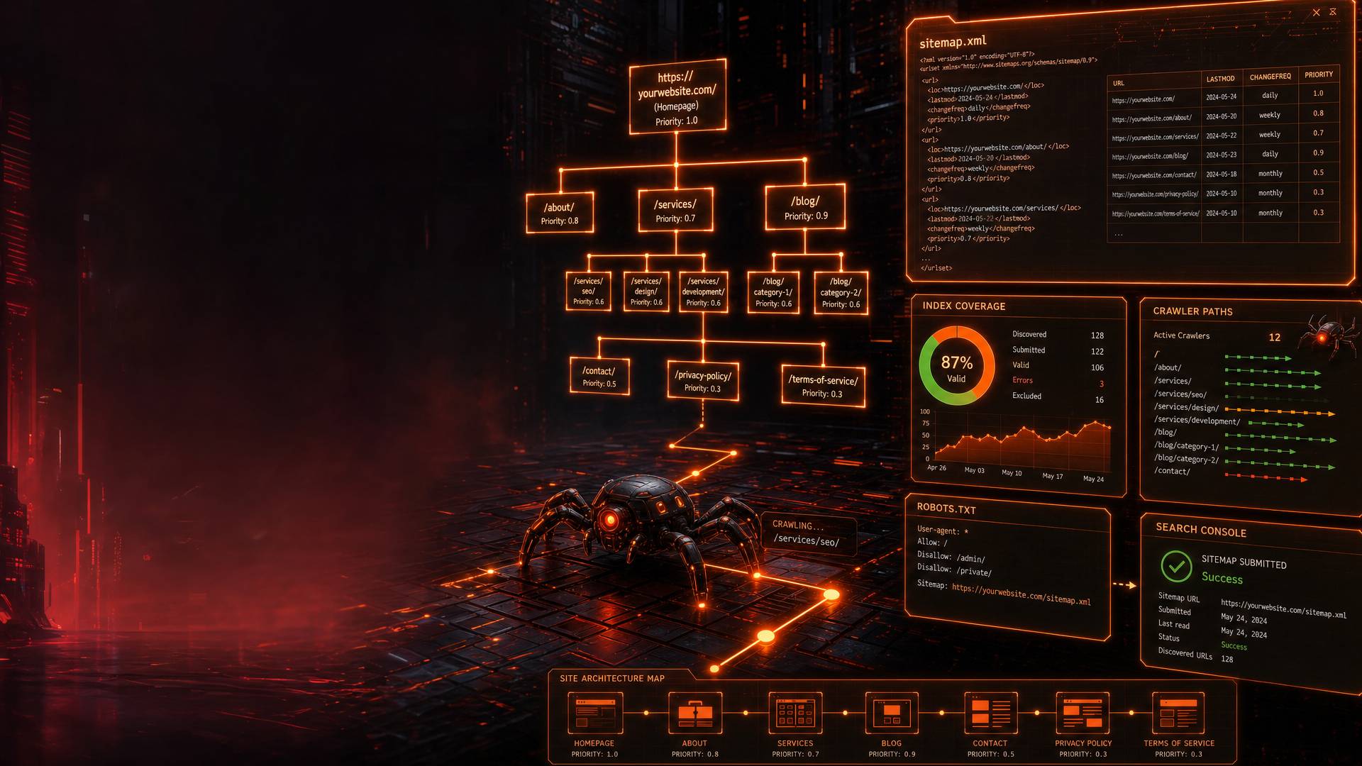 Mapa witryny XML – lista adresów pomagająca wyszukiwarce odnajdywać strony i produkty
